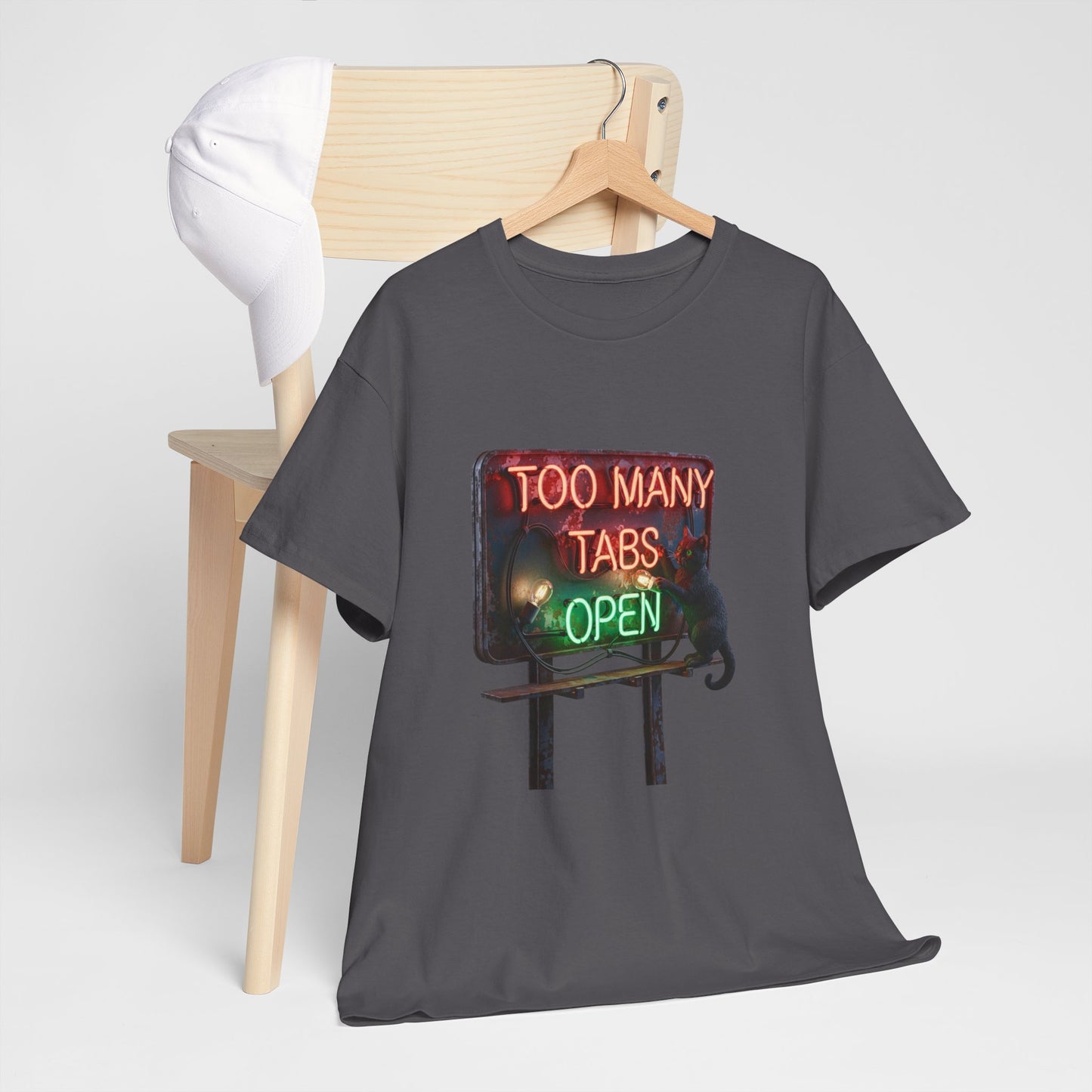 TOO MANY TABS OPEN Neon Billboard Tee