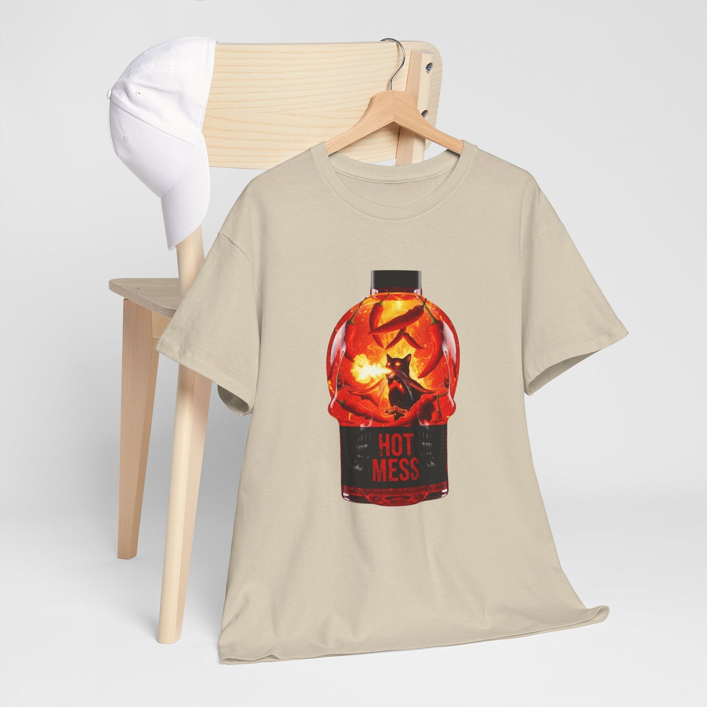 HOT MESS Witty Self-Aware Tee