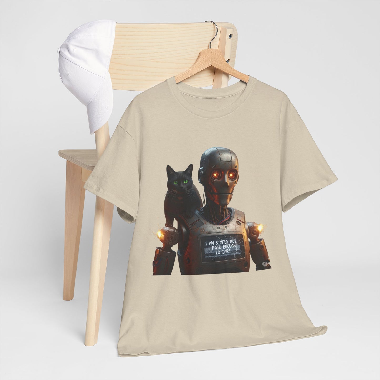 NOT PAID ENOUGH TO CARE Office Humor Tee