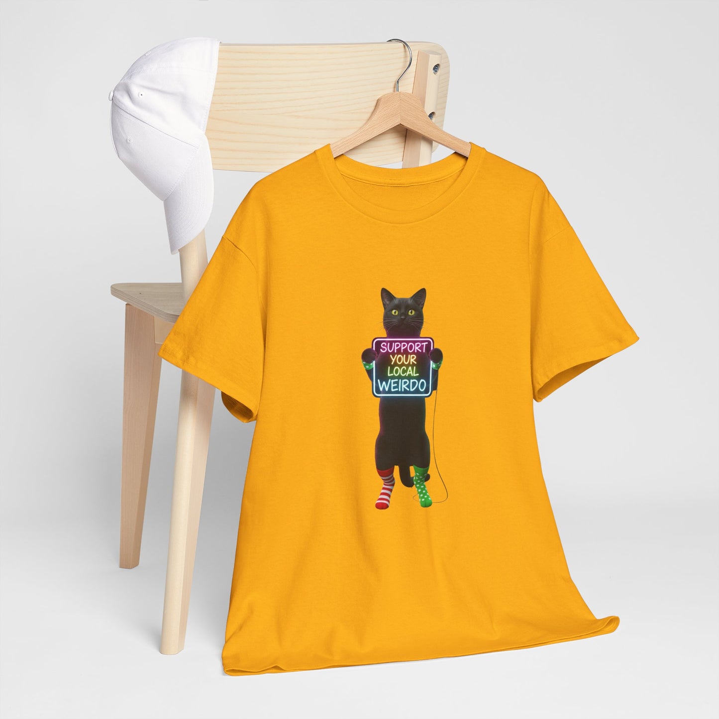 SUPPORT YOUR LOCAL WEIRDO Neon Tee