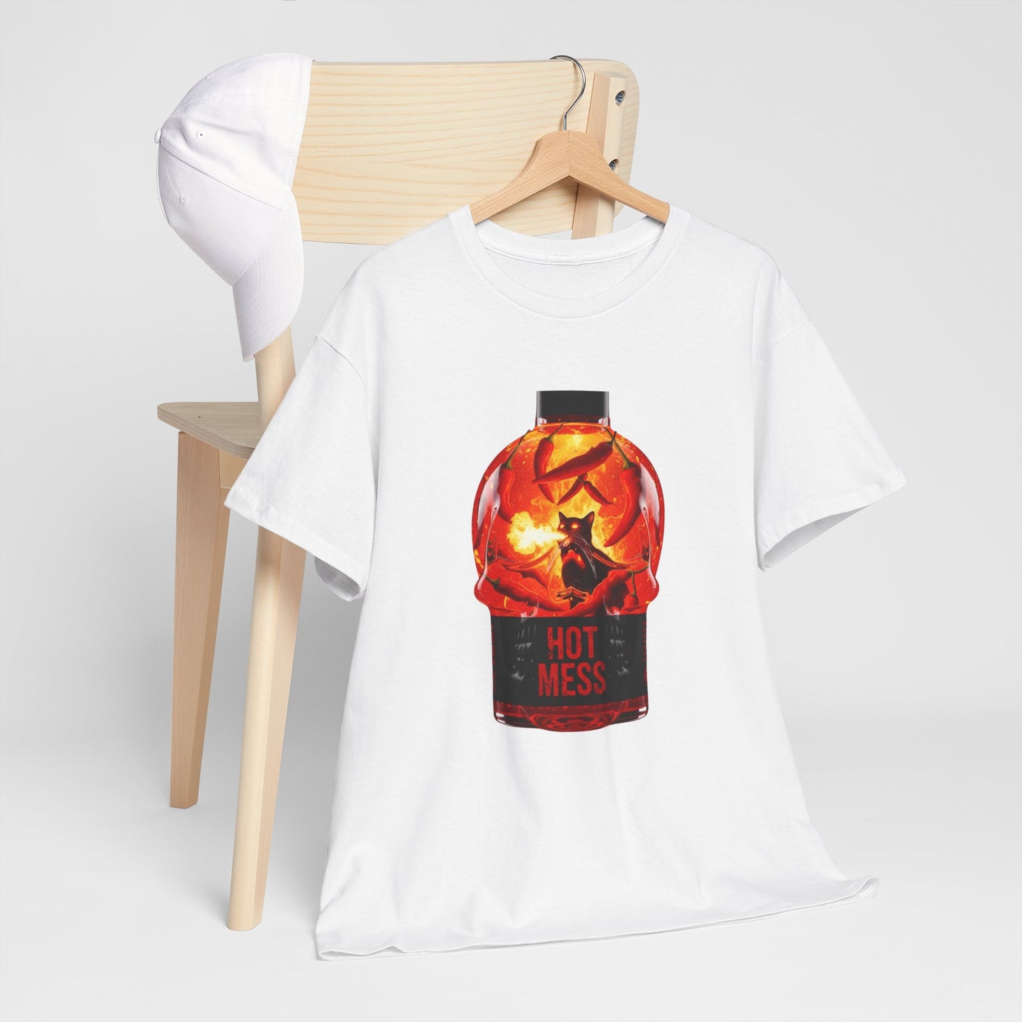 HOT MESS Witty Self-Aware Tee