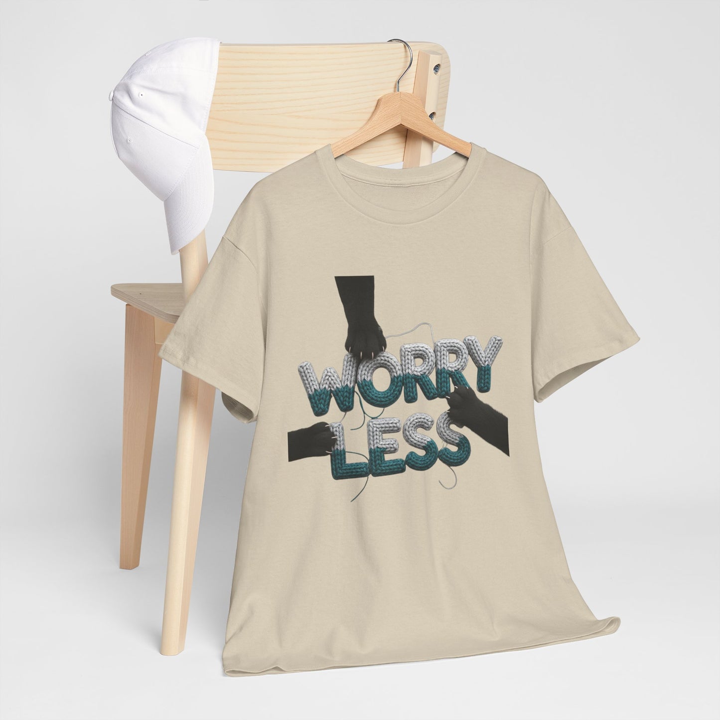 WORRY LESS Yarn Art Tee