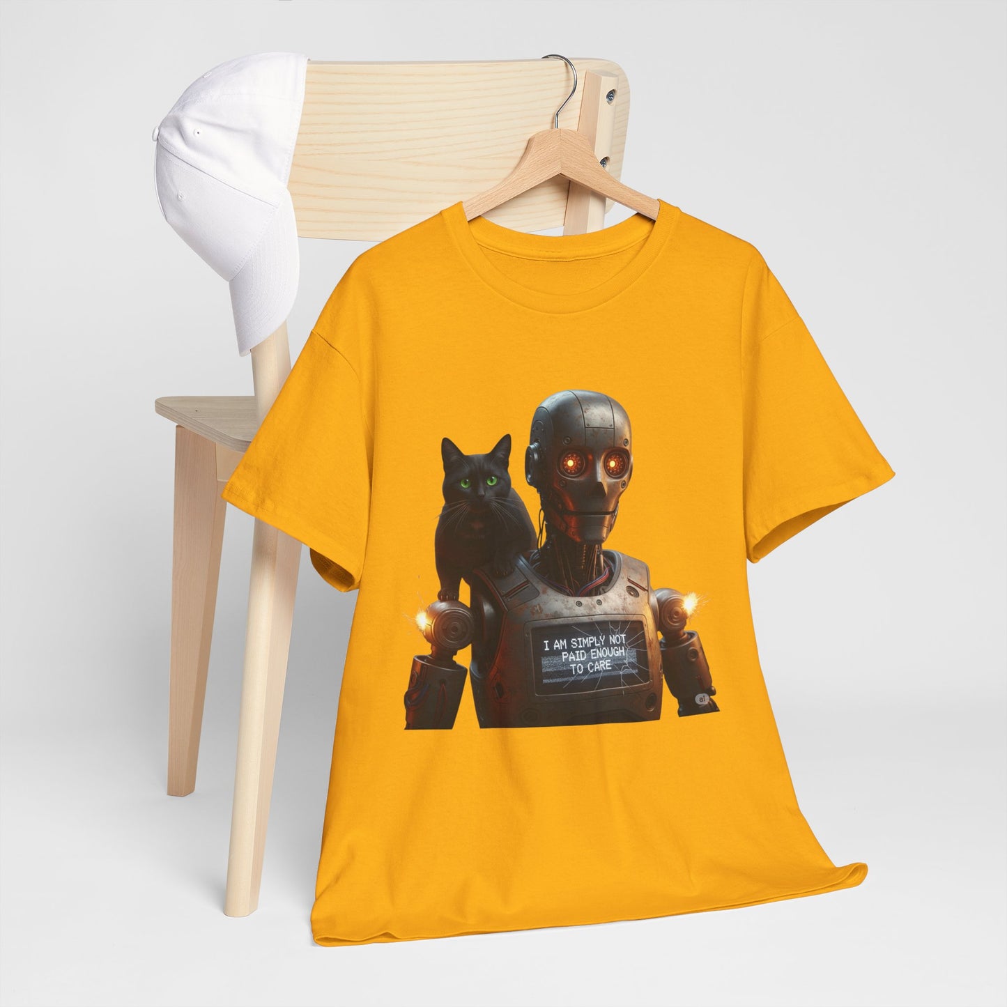 NOT PAID ENOUGH TO CARE Office Humor Tee