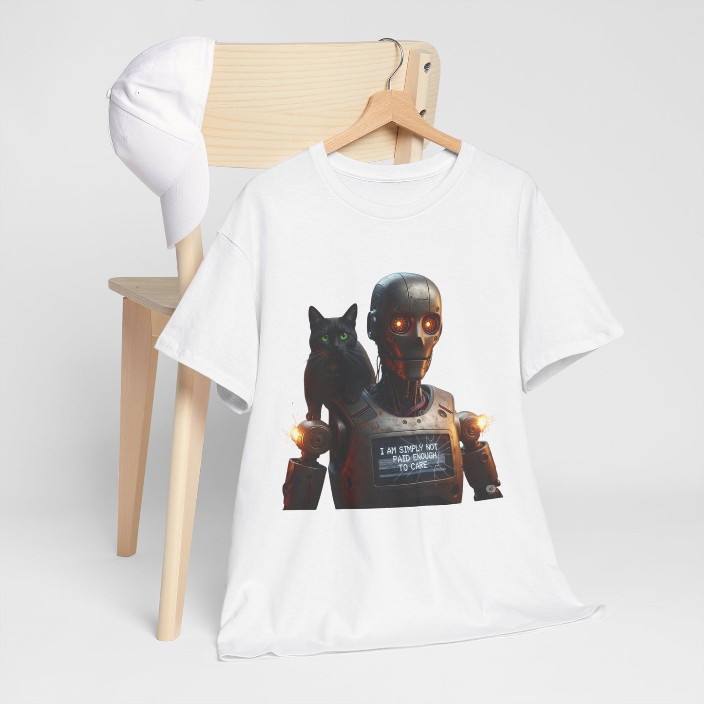 NOT PAID ENOUGH TO CARE Office Humor Tee