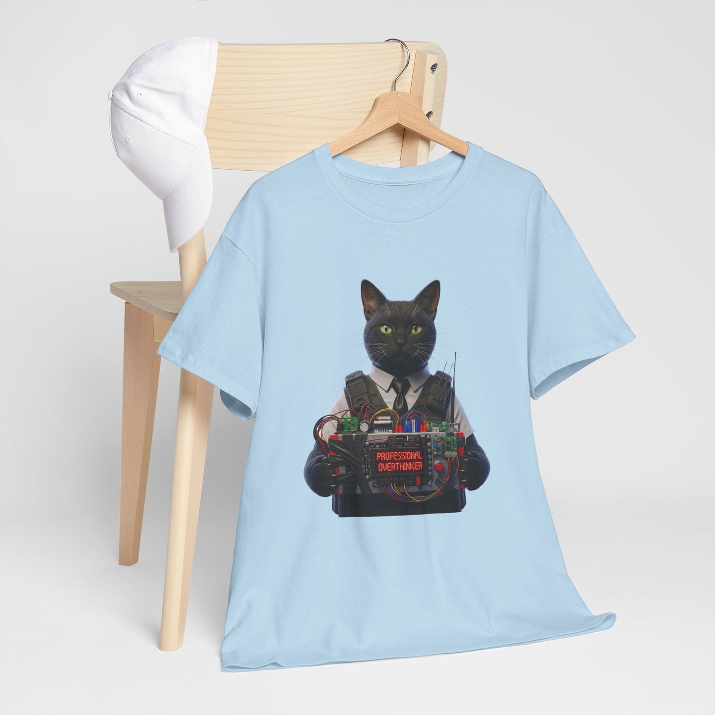 PROFESSIONAL OVERTHINKER: My Brain is Buffering Chaos Tee