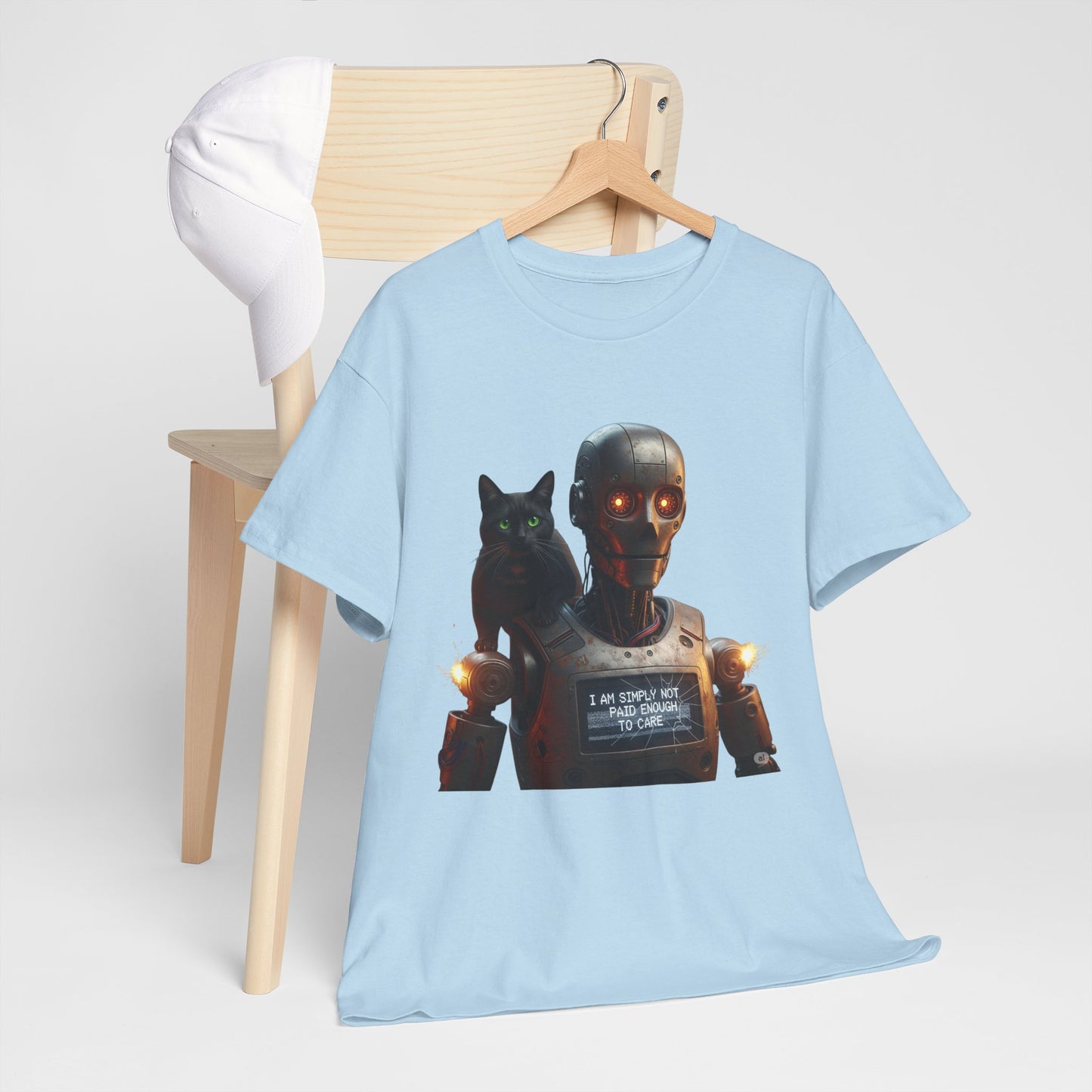 NOT PAID ENOUGH TO CARE Office Humor Tee