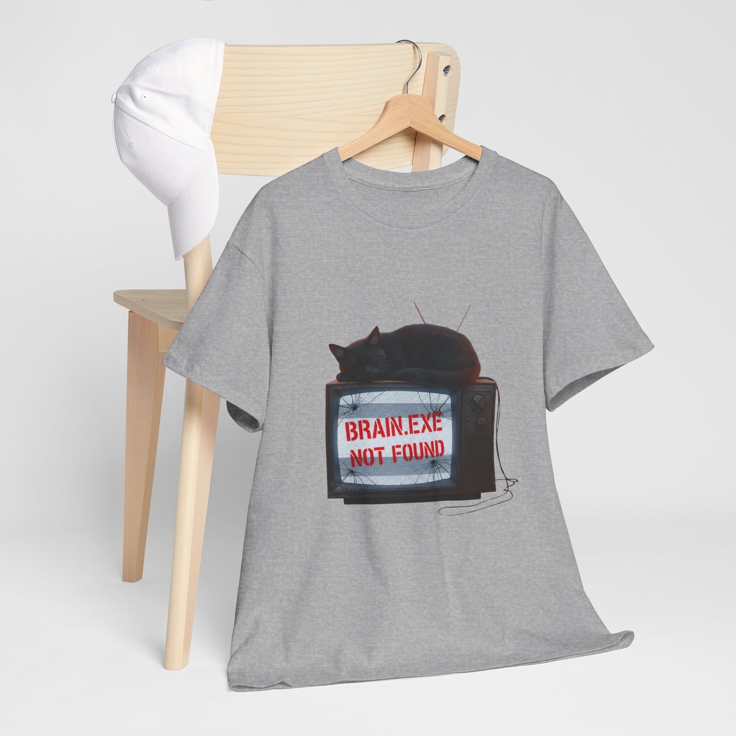BRAIN.EXE NOT FOUND Retro Tee