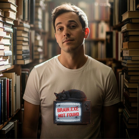 BRAIN.EXE NOT FOUND Retro Tee