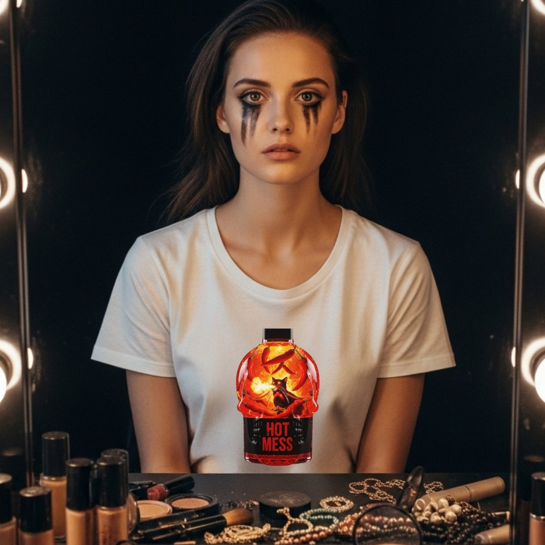 HOT MESS Witty Self-Aware Tee