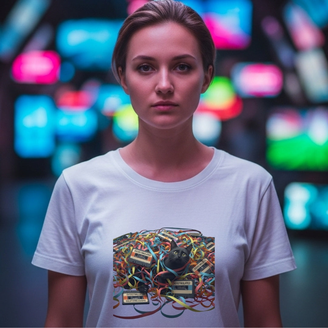 OVERSTIMULATED Cassette Chaos Tee