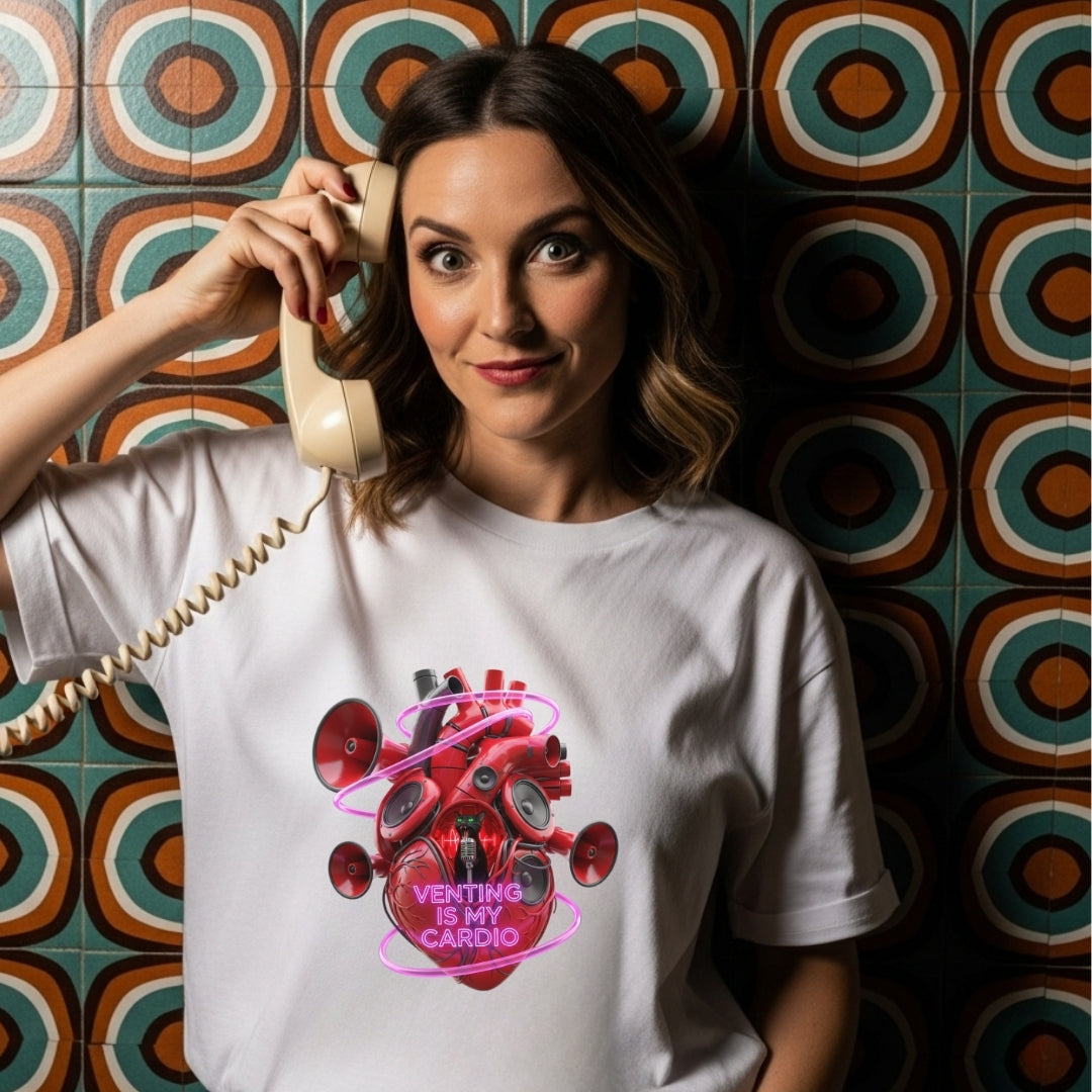 VENTING IS MY CARDIO Humor Tee