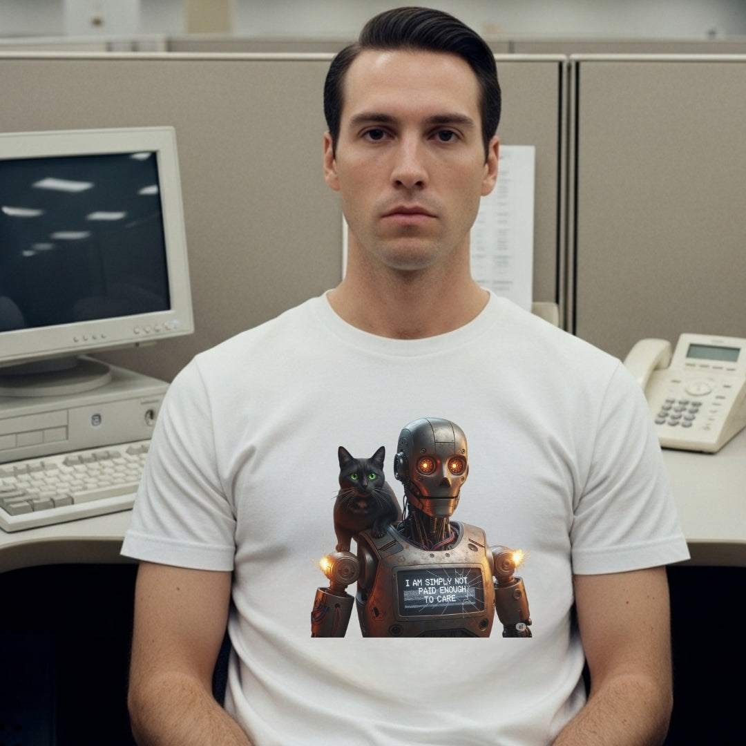 NOT PAID ENOUGH TO CARE Office Humor Tee